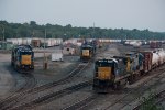 Former CSX C40-8's at Rigby Yard